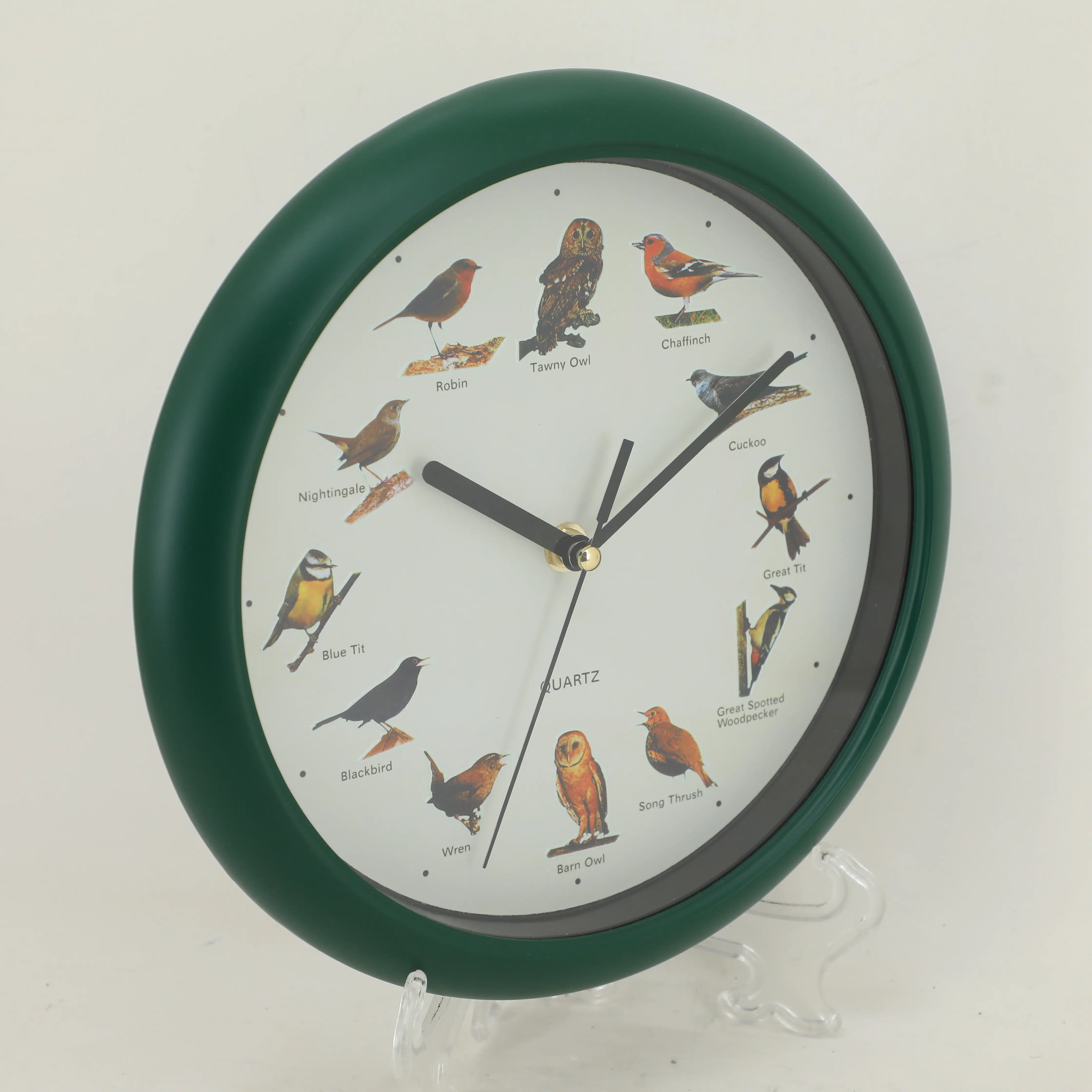Reloj De Pared Starlyf Birdsong Verde